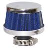 View Item 9mm Blue Motorcycle Crankcase / Mini Moto / Pit Bike Air Breather Filter